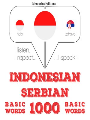 cover image of 1000 kata-kata penting di Serbia